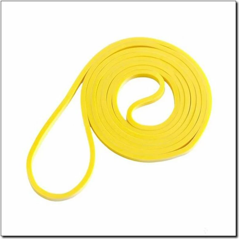 Elastični odporni trak za vadbo HMS GU05, rumene barve