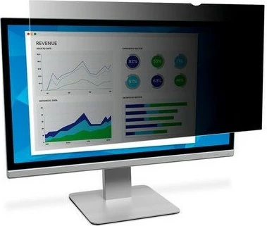 Filter zasebnosti za monitor 23,8 palca, 16:9, 3M PF238W9B, črn