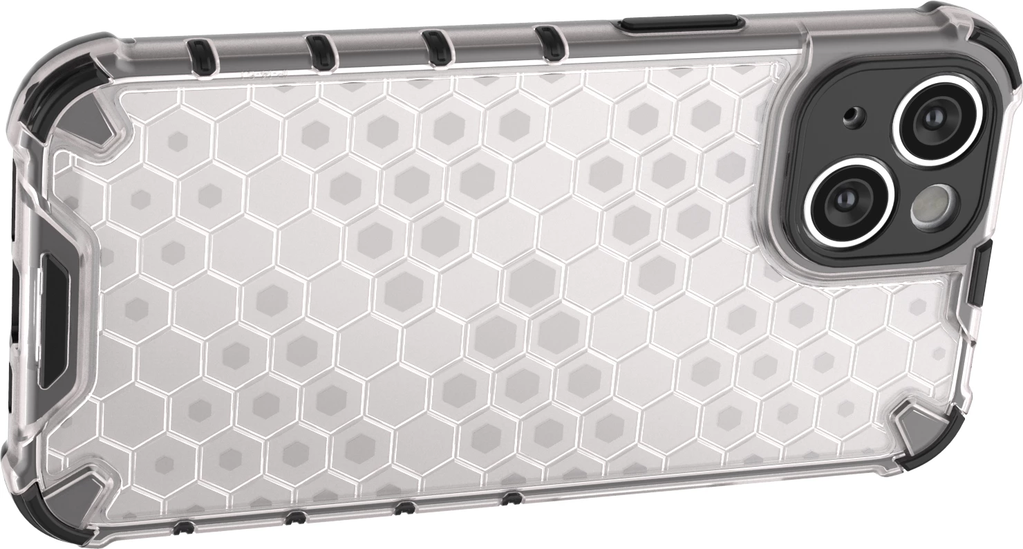 Zaščitni ovitek Honeycomb Hurtel za iPhone 14 Plus, moder