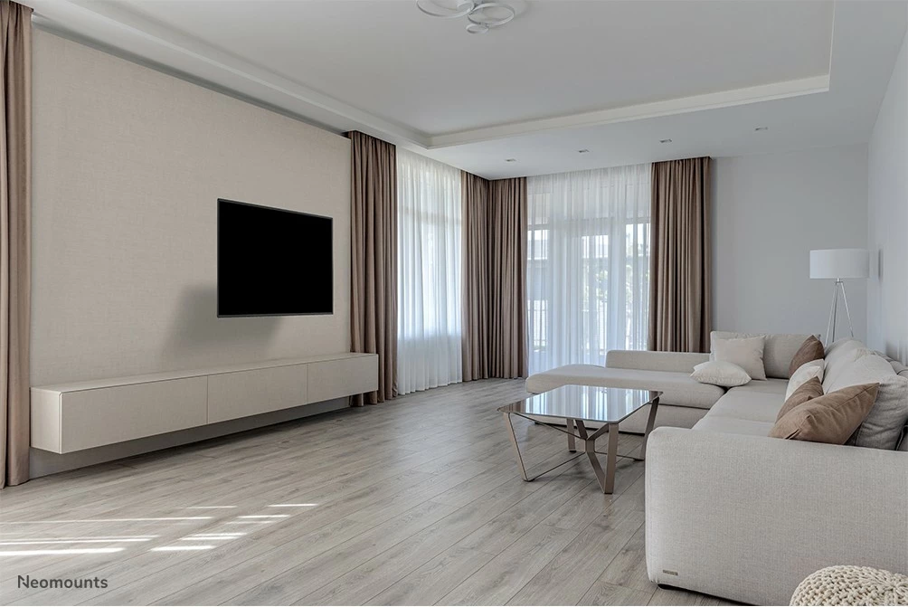 Stenski nosilec za zaslon 32"-55", Neomounts WL40-550BL12, 100x100-200x200, črn