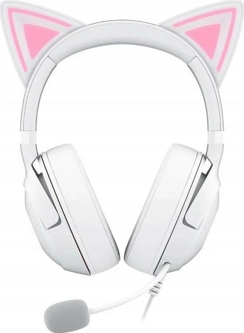 Slušalke z mikrofonom Razer Kraken Kitty V2, USB, bele