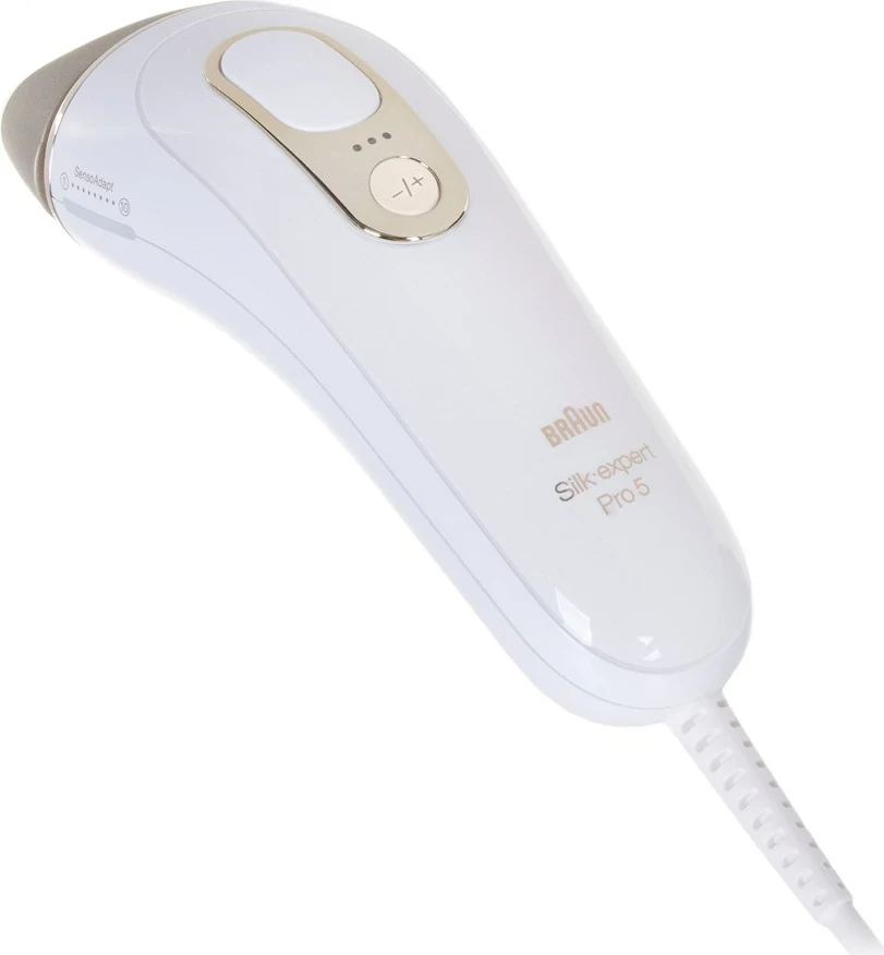 Depilator z IPL za telo in obraz Braun Skin i-expert Smart IPL PL5382, bel