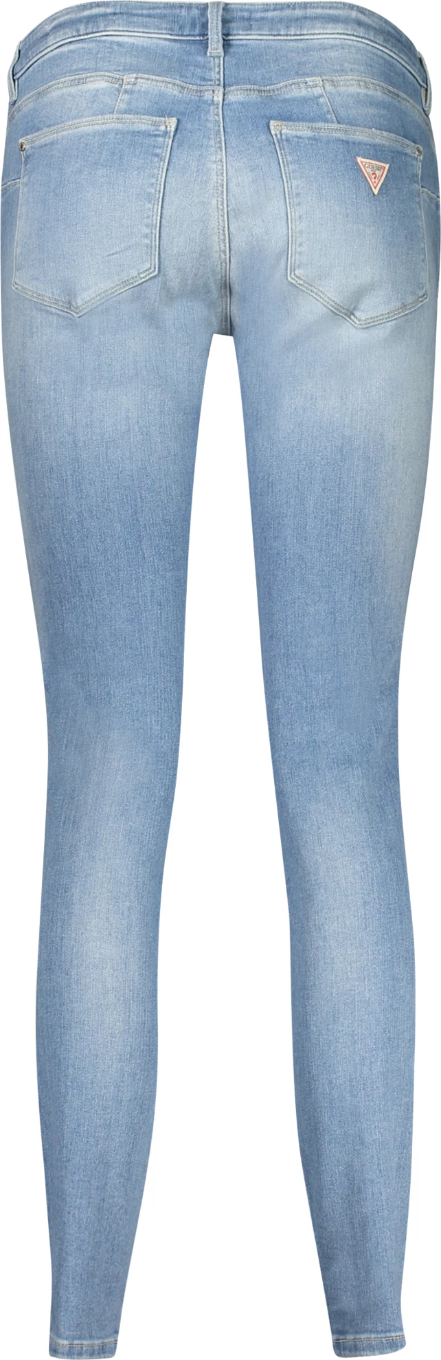 Skinny mid džins hlače GUESS JEANS, ženske, svetlo modre