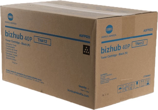 Toner kartuša Konica Minolta TN412 A0FP023, 19.000 strani, standardna, črna