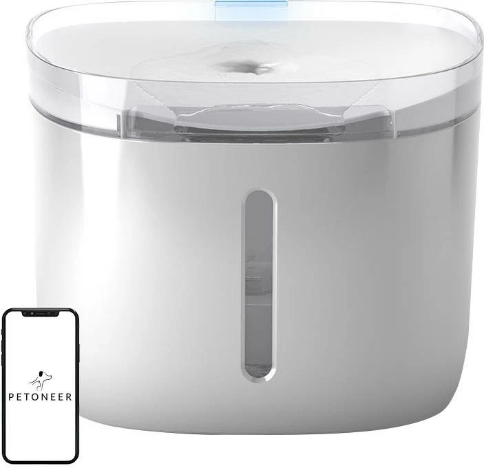 Napajalnik vode za hišne ljubljenčke Petoneer Fresco Mini Plus, 1,9 L, bel