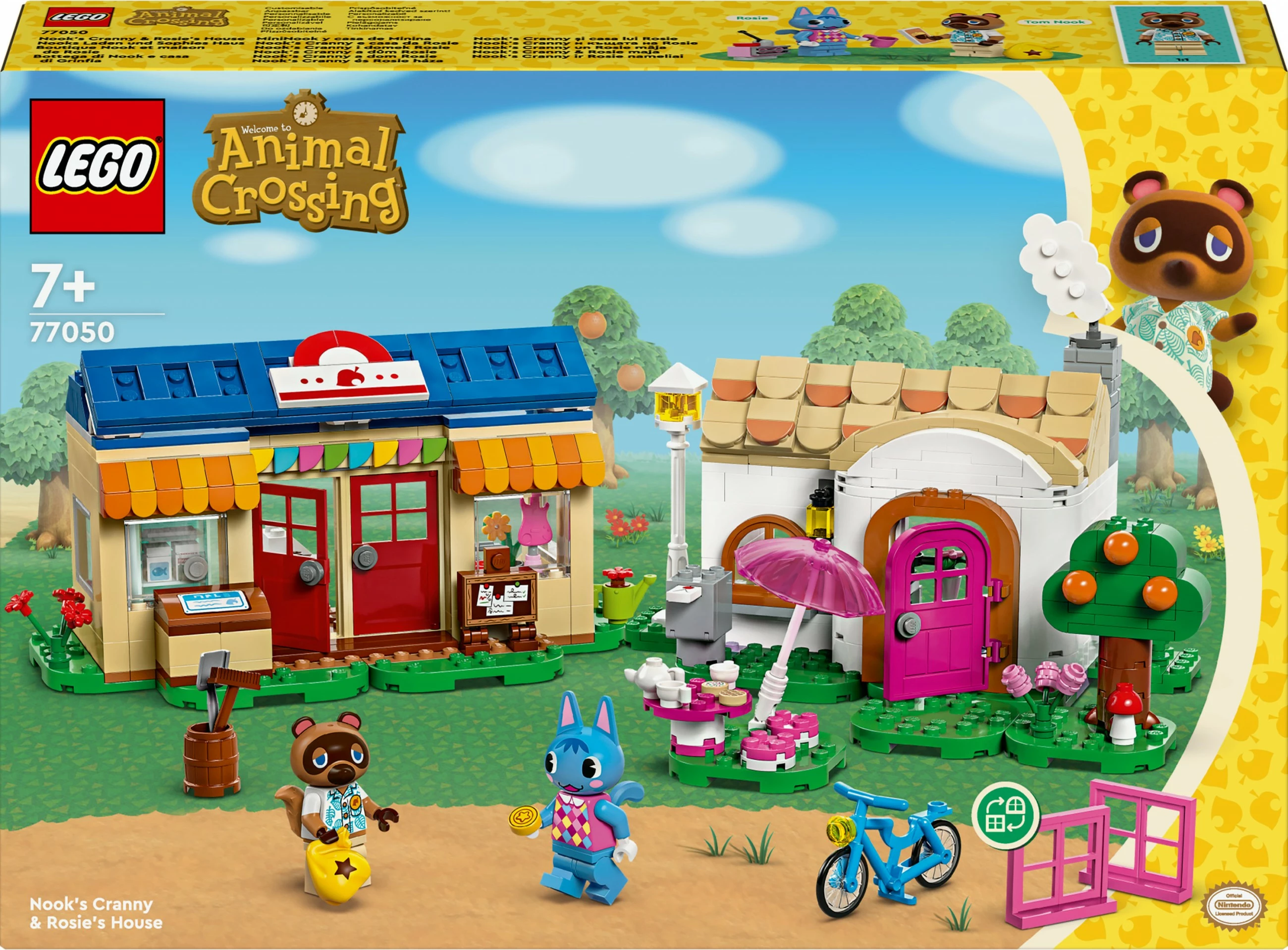 Set gradnje Animal Crossing LEGO 77050, 535 delov, večbarven