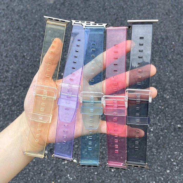 Nadomestni pašček za Apple Watch Hurtel, 38/40 mm, TPU, sivo/črn