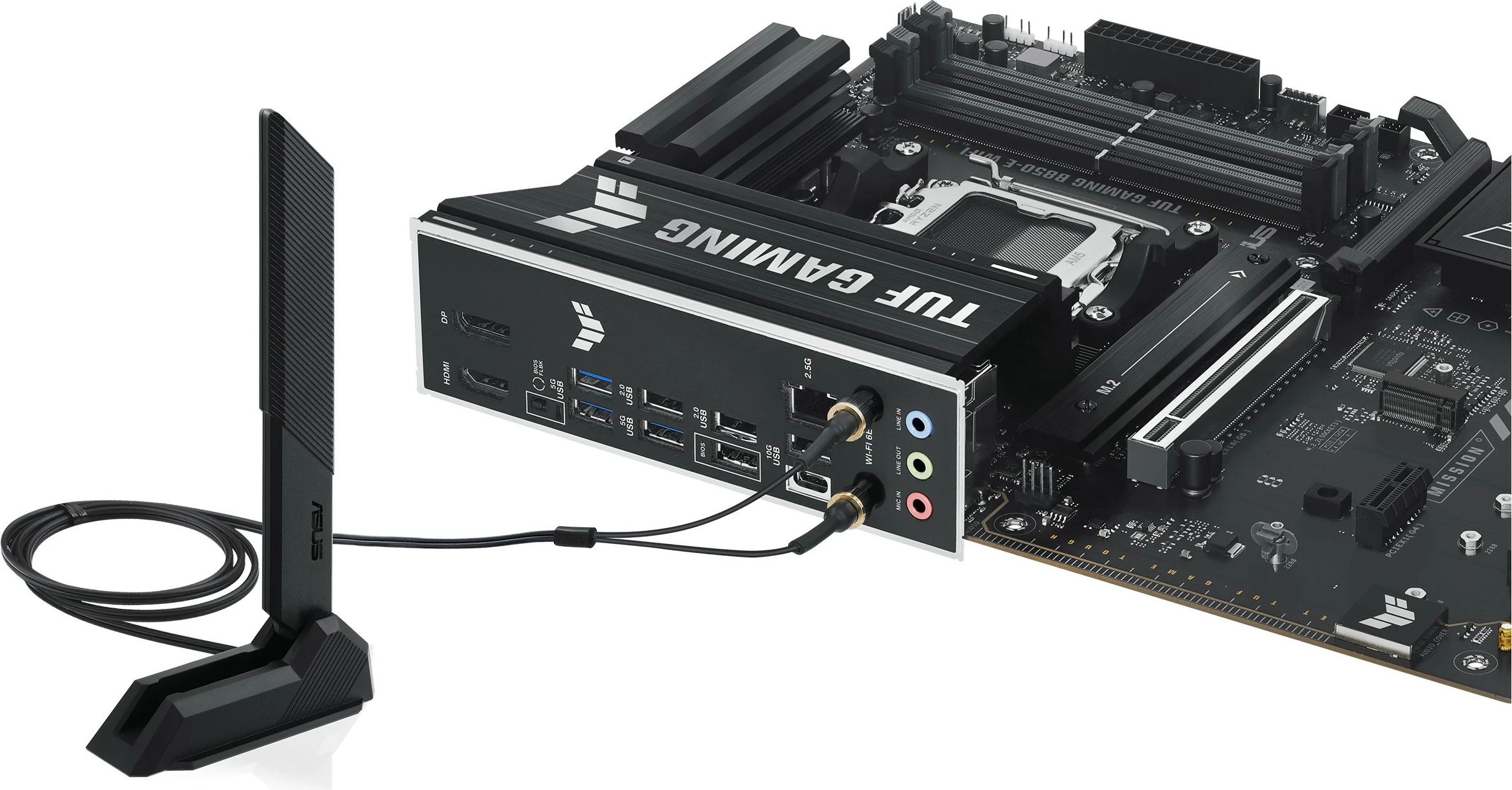 Matična plošča ASUS TUF GAMING B850-E WIFI, AMD Socket AM5, DDR5, ATX, črna