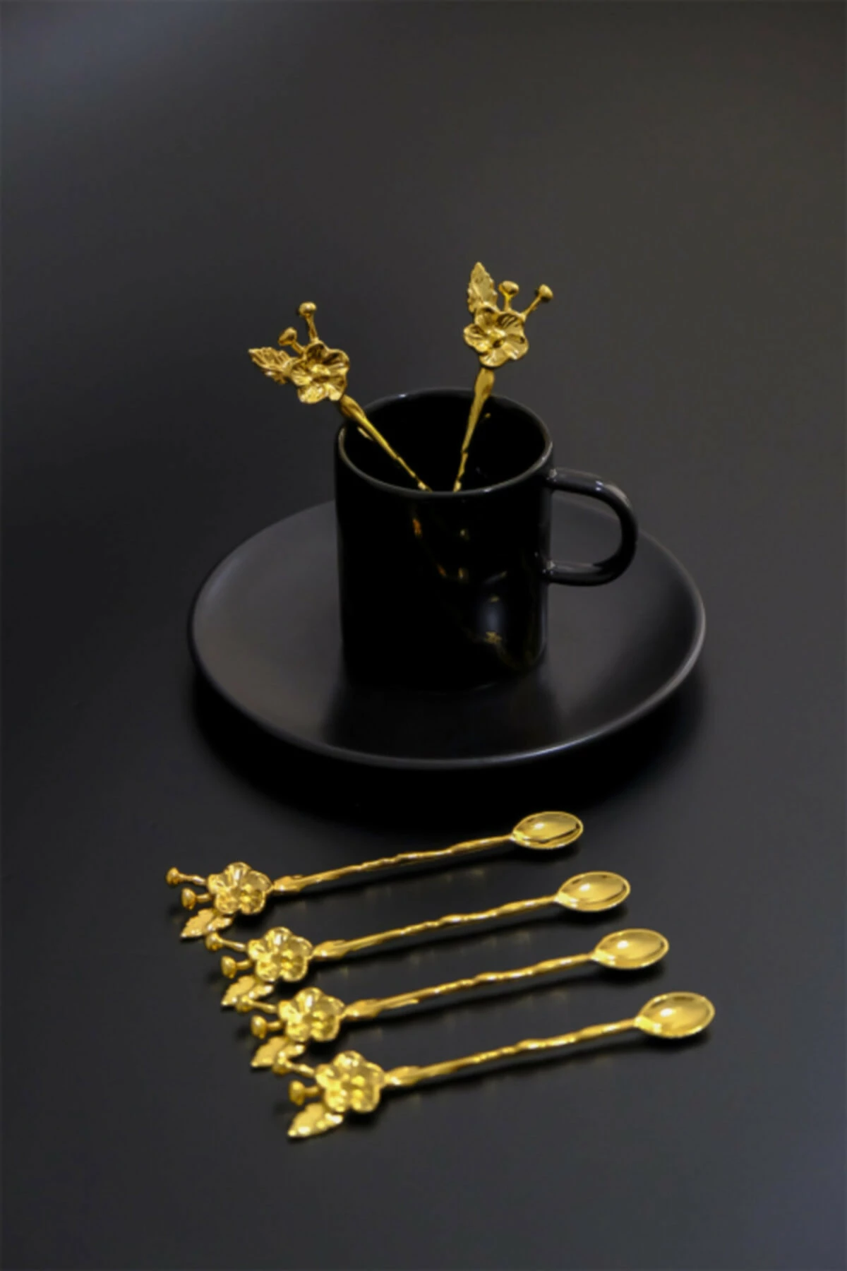 Set žlic (6-delni), zlate barve, Hermia, PLT0493