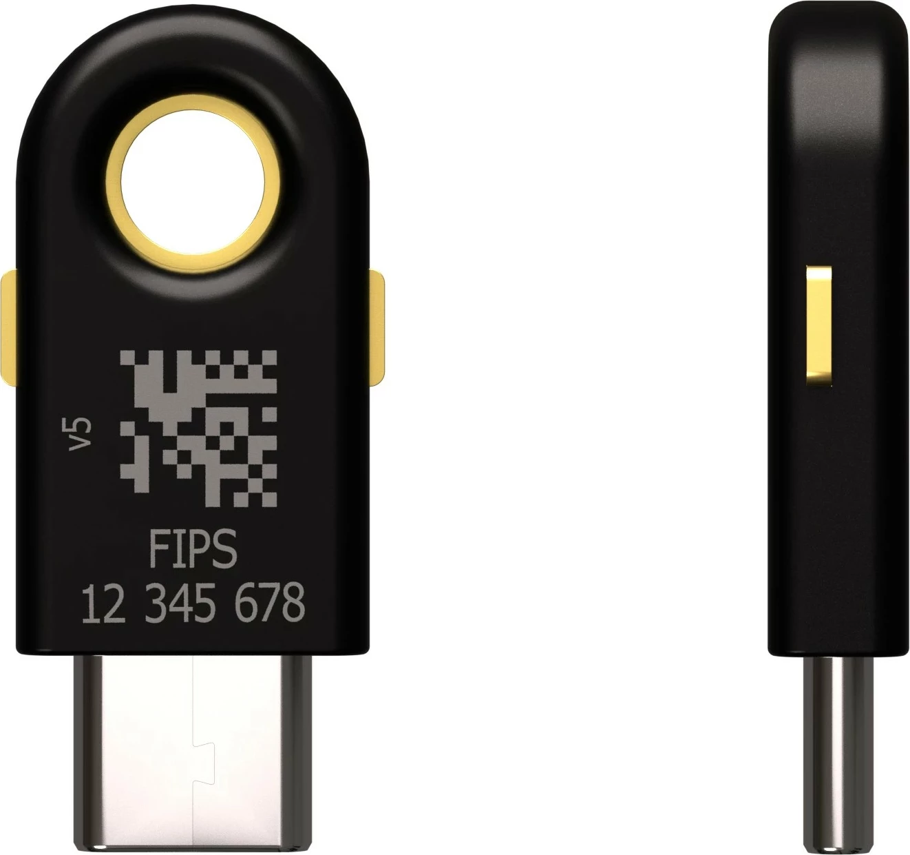 Varnostni ključ Yubico YubiKey 5C FIPS, USB-C, črn