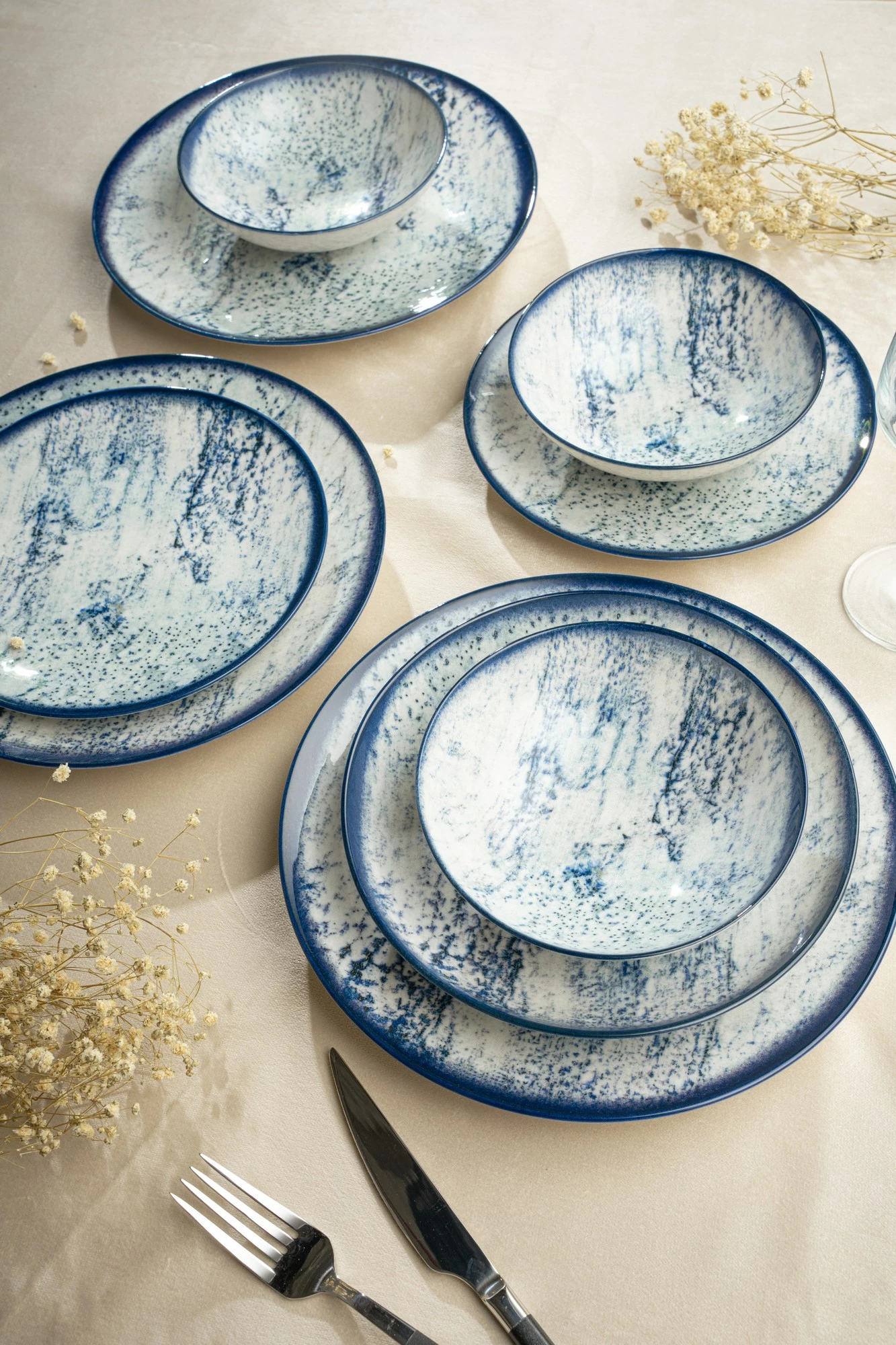 Set porculanskih posod za kosilo, 24-delni, Hermia GBSATN24Y4R1502