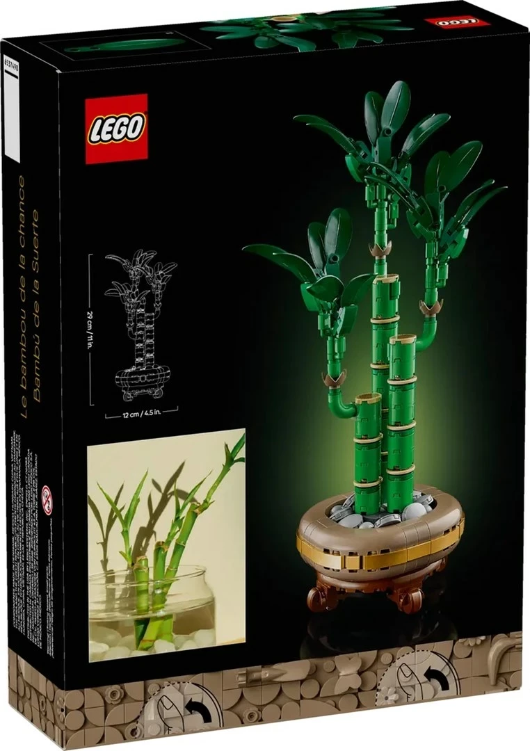 Botanična kolekcija LEGO ICONS 10344 Lucky Bamboo
