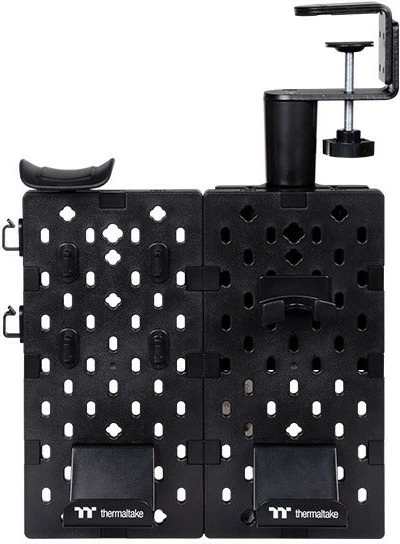 Majhen pegboard za gaming Thermaltake, jeklo, črn