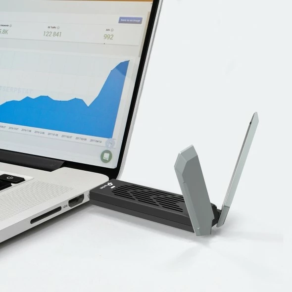 Wi‑Fi adapter TP-Link Archer TBE400UH, USB, Wi‑Fi 7, siv