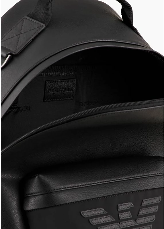 Nahrbtnik za moške Emporio Armani, črn