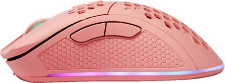 Brezžična RGB miška Deltaco Gaming, roza