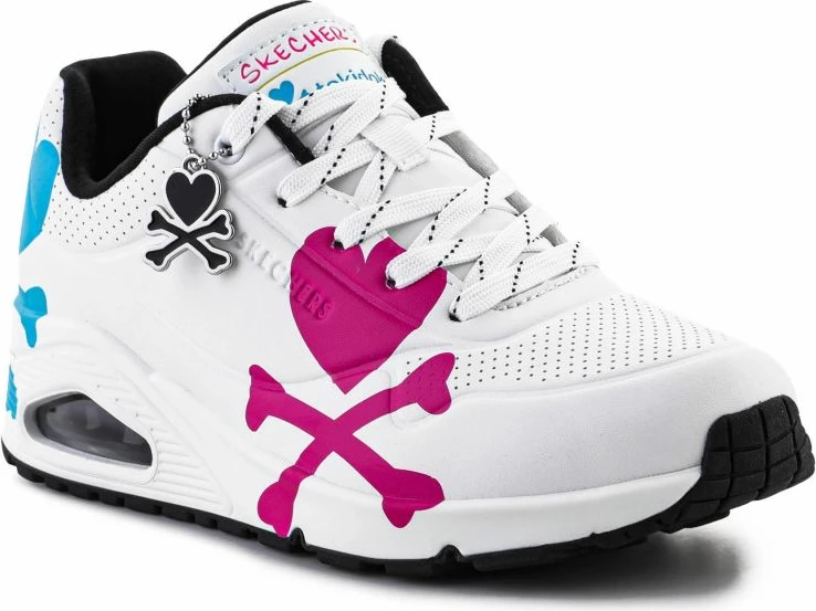 Superge, Skechers Crossing Hearts 155227-WMLT, ženske, bele