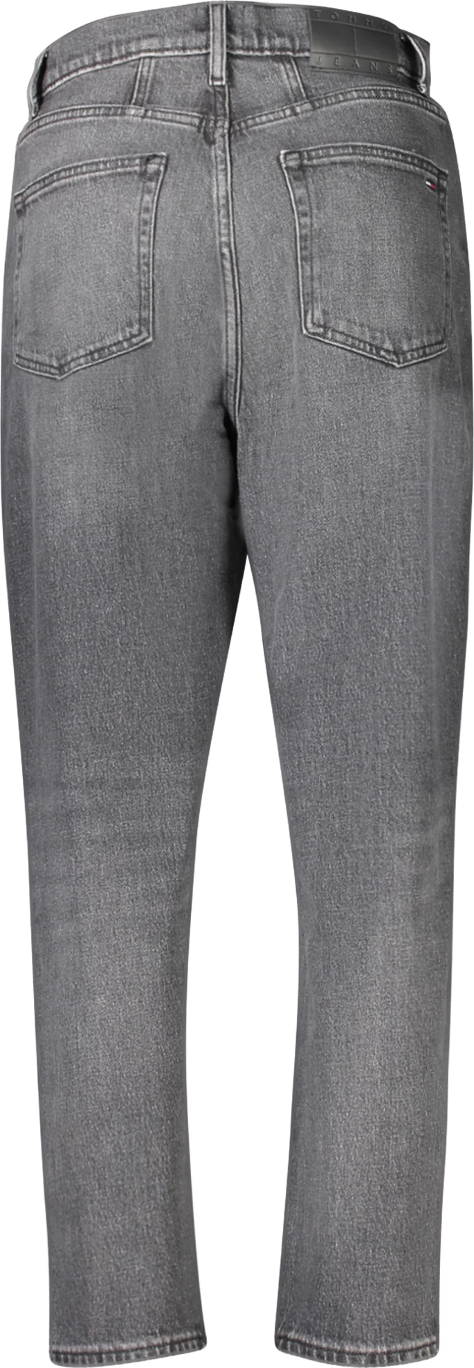 Ultra High Tapered Mom Jeans za ženske, črn TOMMY HILFIGER