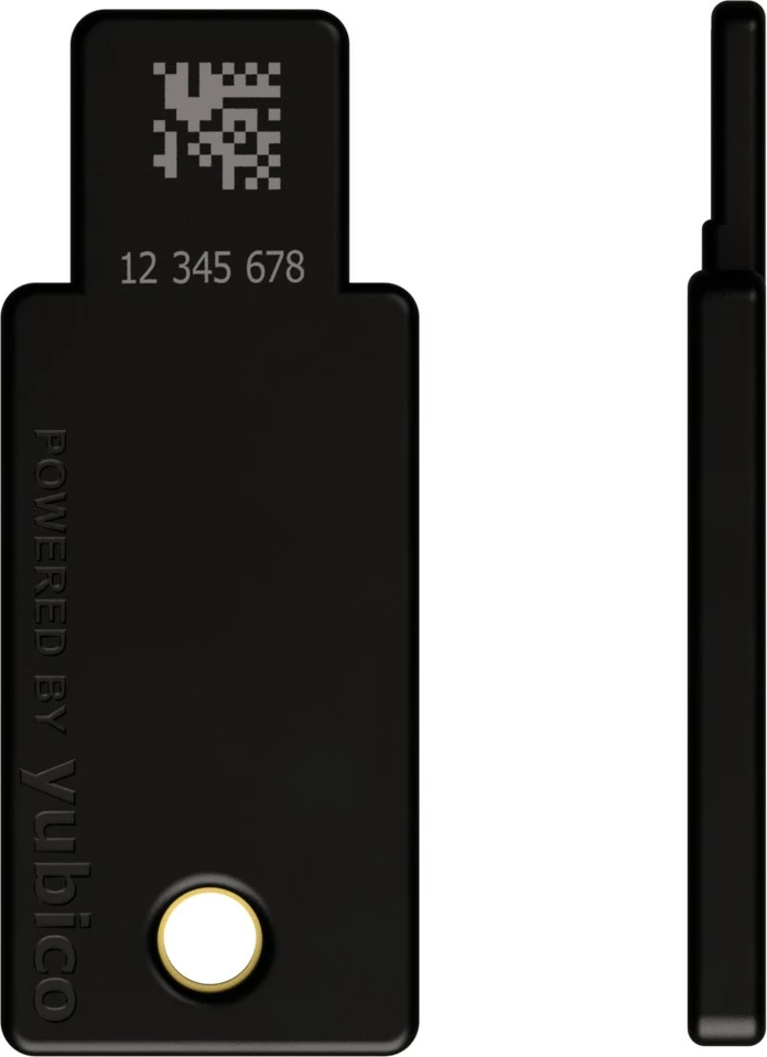 Varnostni ključ YubiKey 5 NFC, Yubico, USB-A, črn