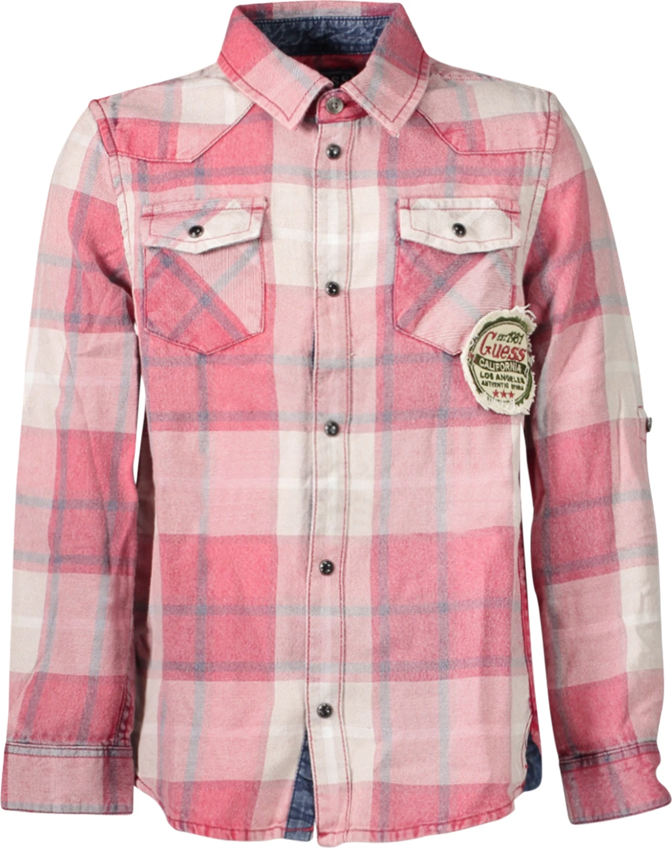 Srajca za fante GUESS JEANS, rdeča