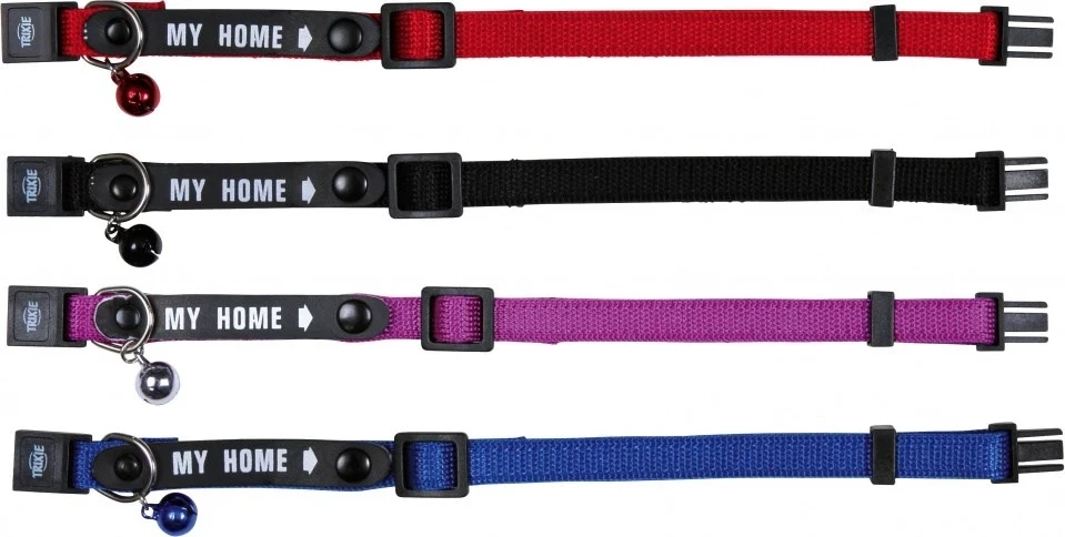 Ovratnica za mačko Trixie TX-4180, večbarvna