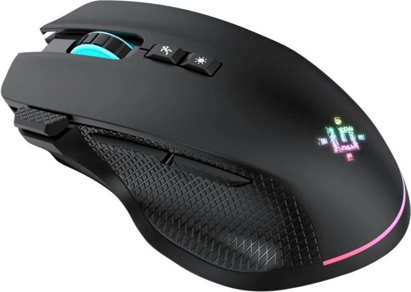 Optični igralniški miš, Defender GM-213 Thunder RF 1600 dpi 8P, črn