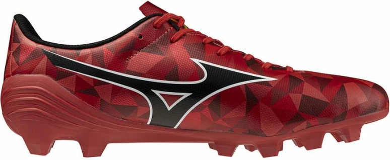 Nogometni čevlji Mizuno Alfa II Select FG, rdeči, unisex