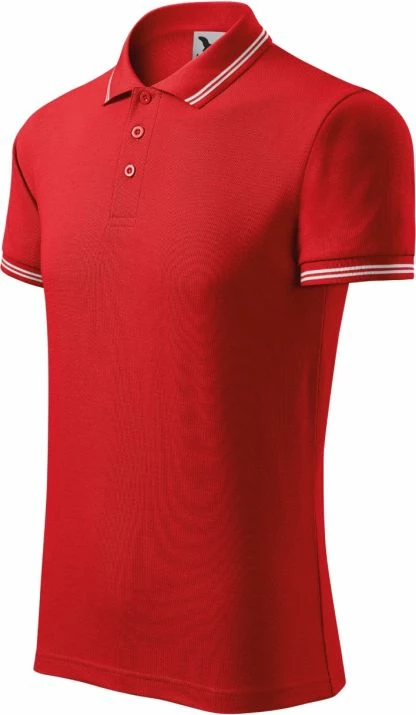Polo majica Adler Urban za moške, rdeča