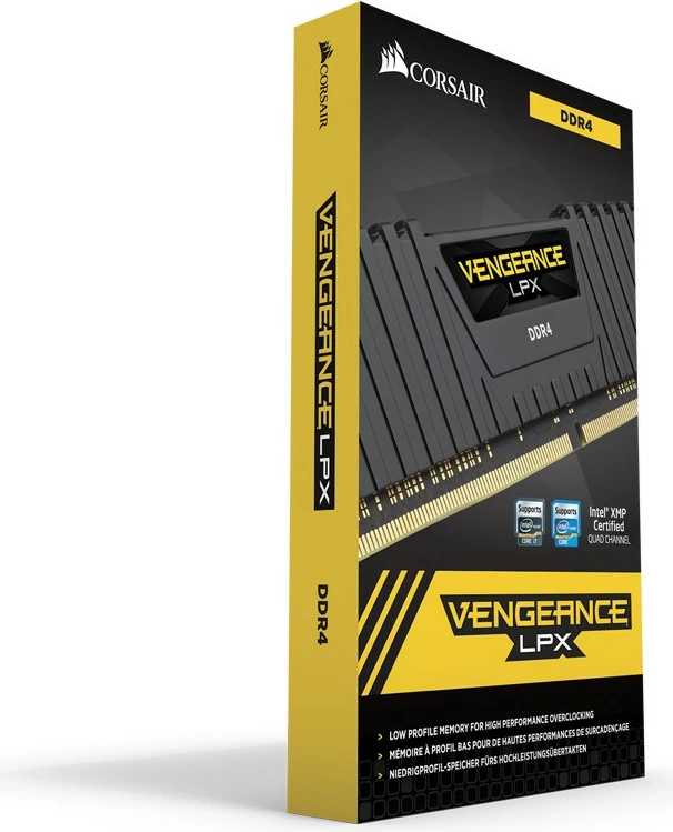RAM pomnilnik Corsair Vengeance LPX 16GB 3000MHz DDR4 CL16, črn