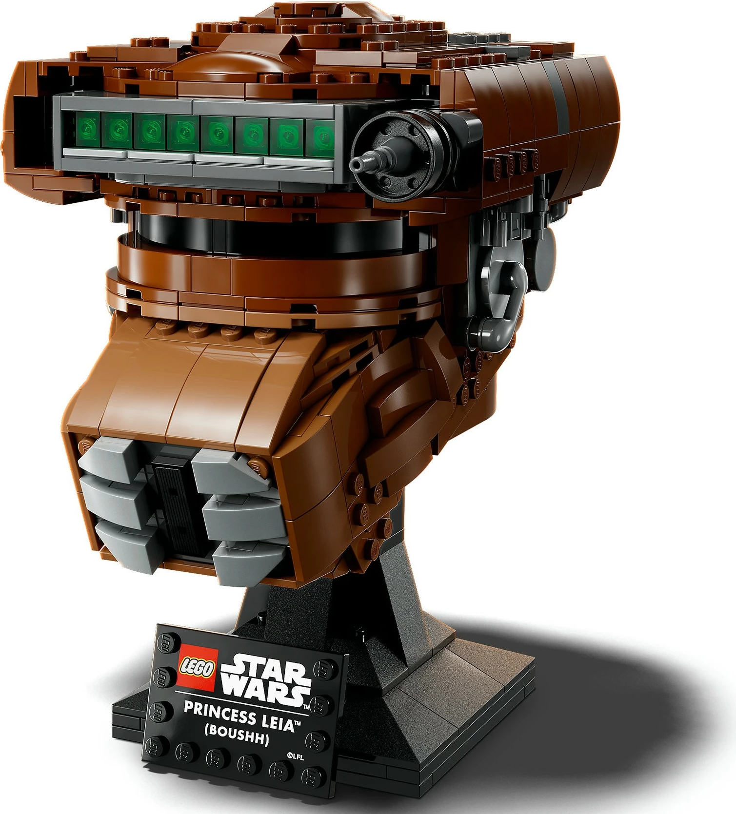 Ikonična čelada Princeske Leie (Boushh), LEGO Star Wars 75351, 670 delov, večbarvno