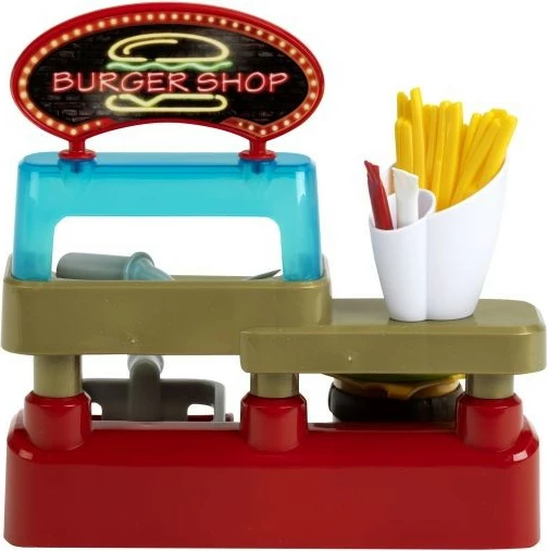 Igralni set burger, Klein 7336, plastika, večbarven