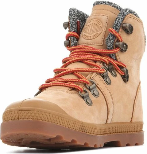 Visoke čizme Palladium Pallabrouse za ženske, rjava