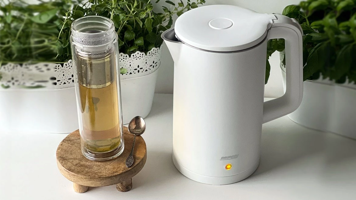 Električna kuhalnik za vodo MPM MCZ-105, 2200 W, 1,7 L, bel