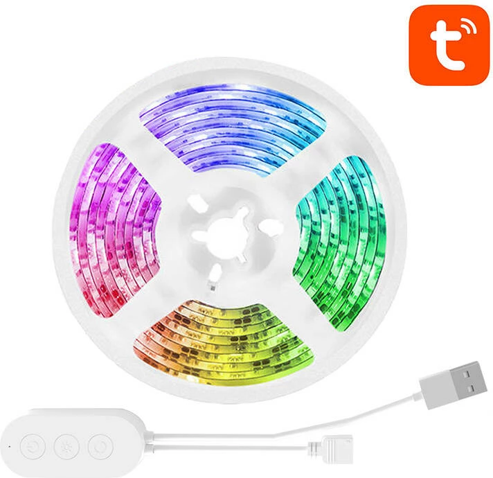 Pameten LED trak 2,8 m, RGB, Wi-Fi Gosund SL1