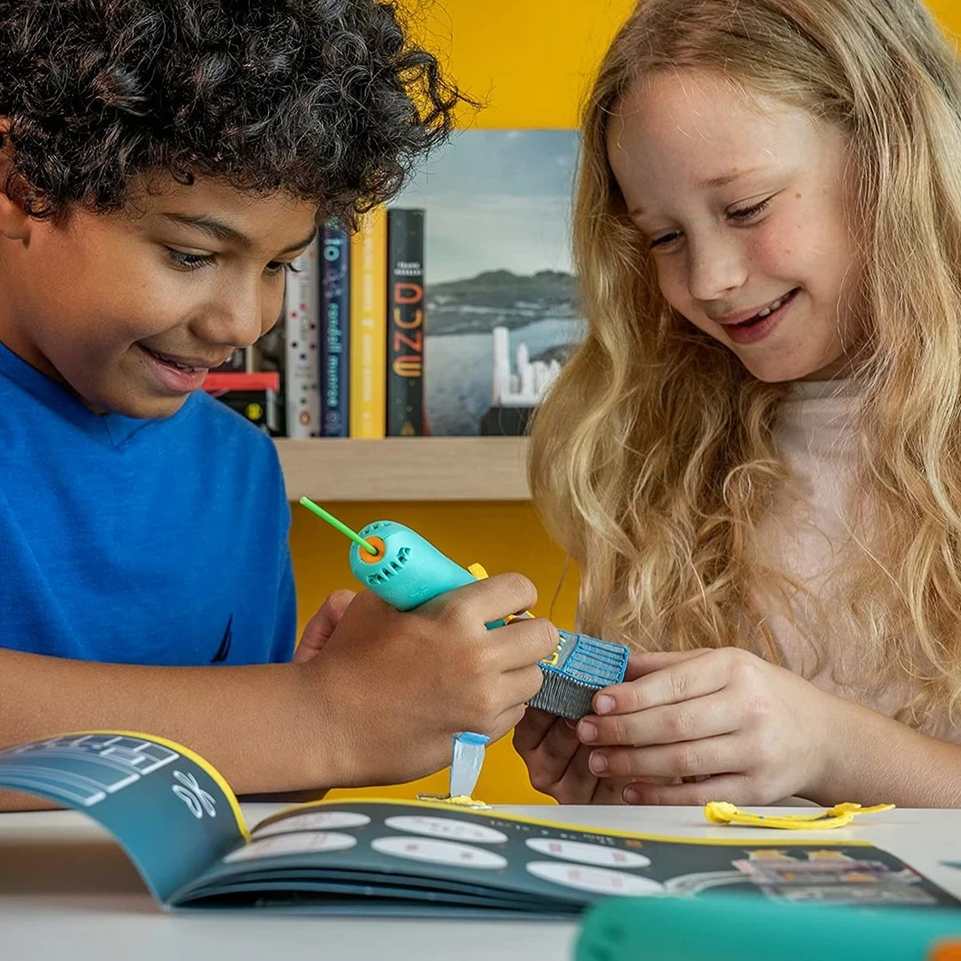 3D pisalo 3Doodler Start Plus, 0,77 mm, turkizno, rumeno