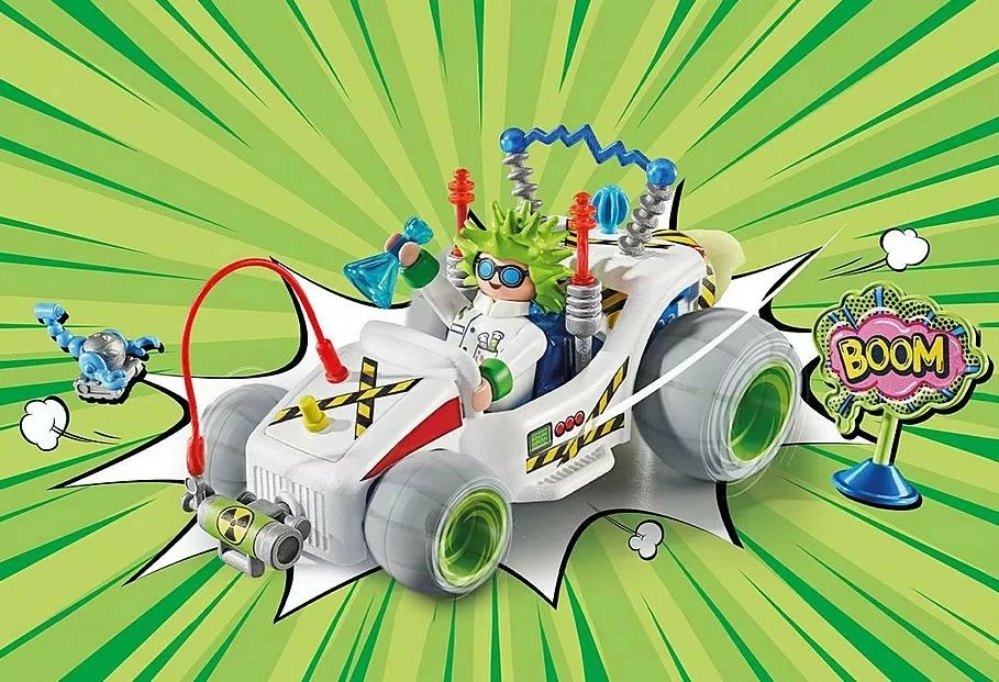 Igrače set profesor in gokart Playmobil Funstars 71633, 40 kosov