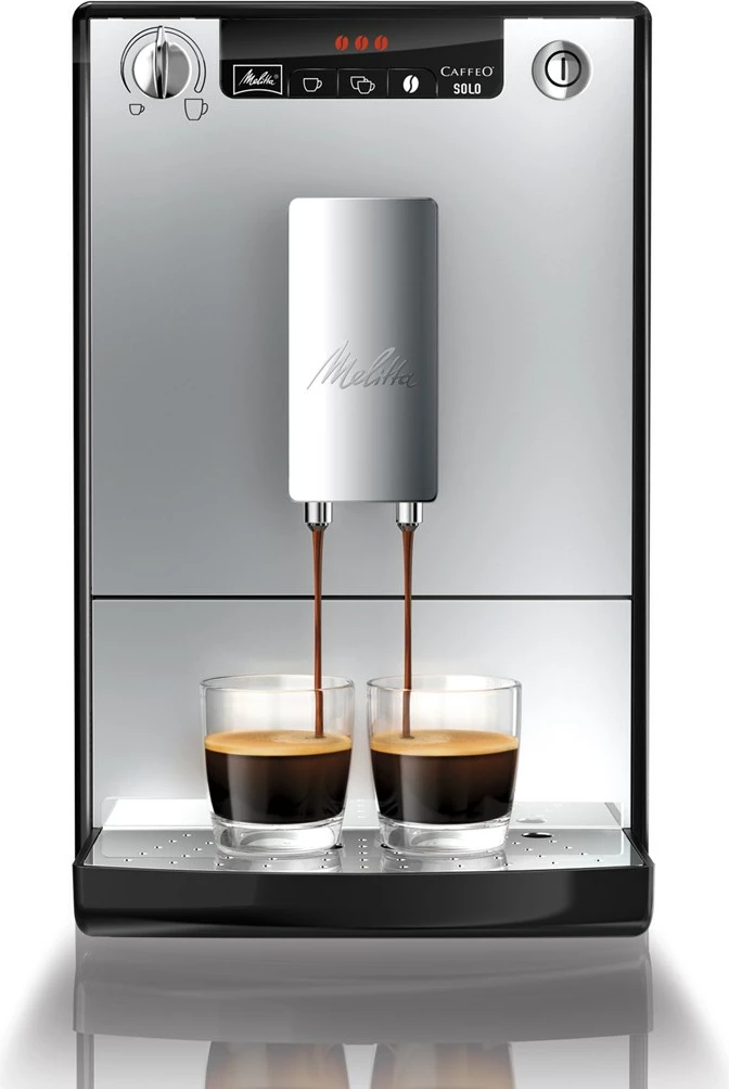 Espresso aparat Caffeo Solo, Melitta, popolnoma avtomatski, 1,2 L, srebrn