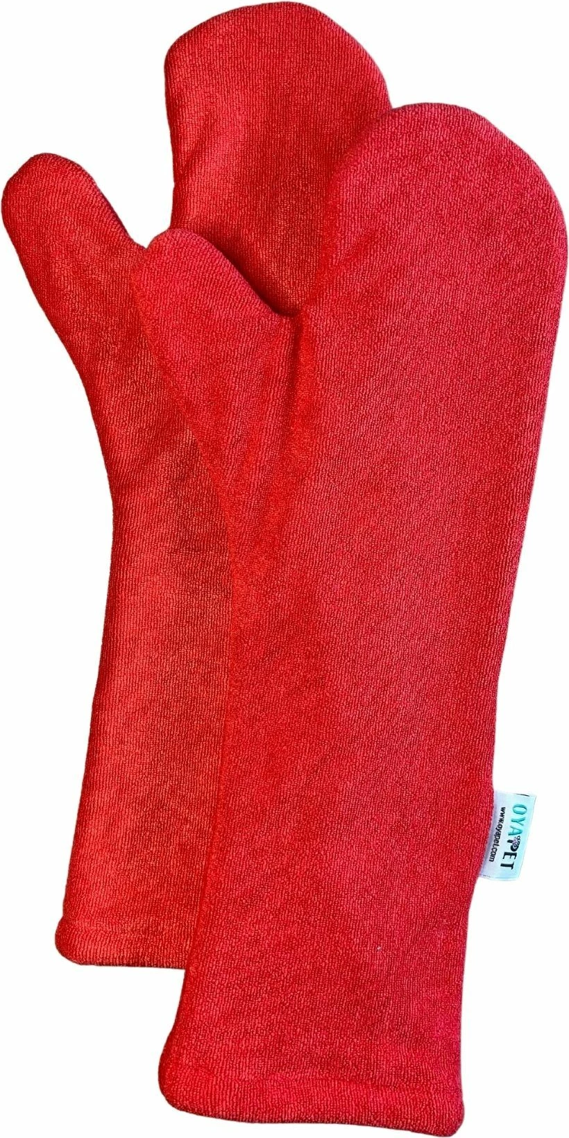 Rokavice za sušenje živali Paws & Whiskers Drymitt, rdeče