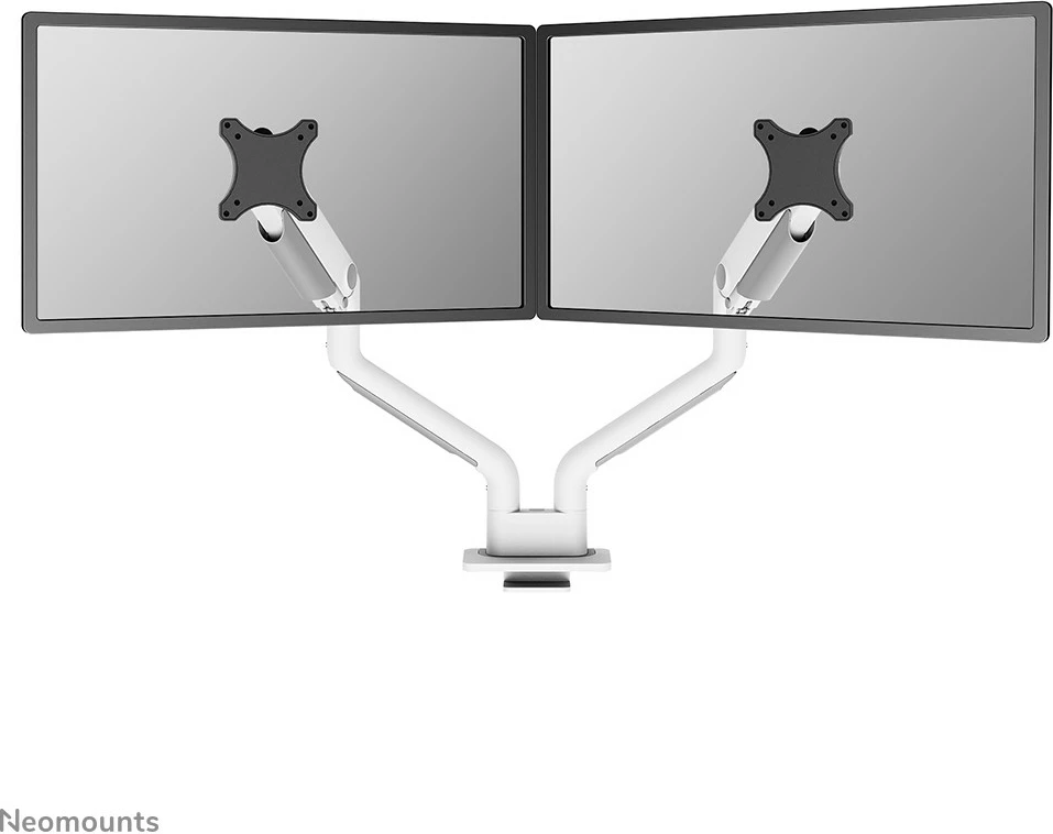 Namizni nosilec za dva monitorja, Neomounts DS70S-950WH2, Clamp/Grommet, 18 kg, 43,2 cm (17"), 88,9 cm (35"), 100 x 100 mm, bel