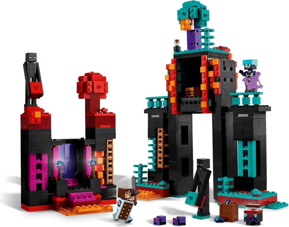 Kula Enderman LEGO Minecraft 21279, 2 minifigi, za otroke 9+