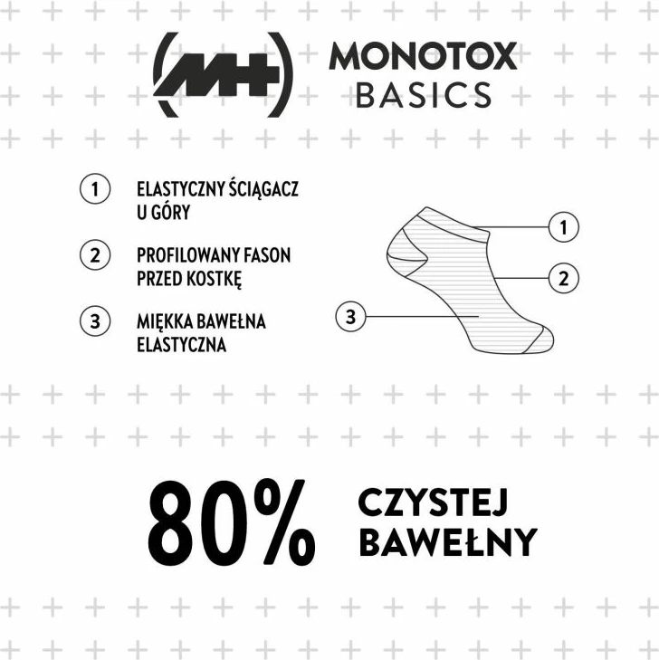 Nizke nogavice Monotox, za moške in ženske, večbarvne