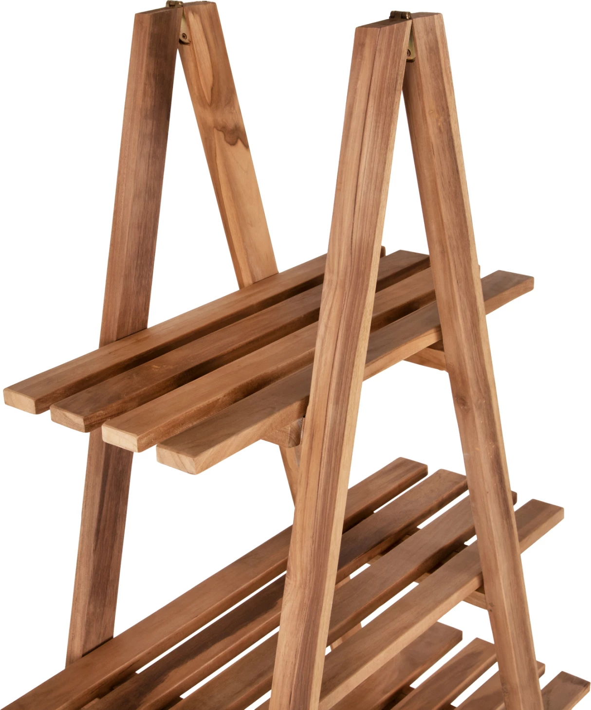 Knjižna omara STAM FH7895 iz tikovine v naravni barvi 120x33x180H cm