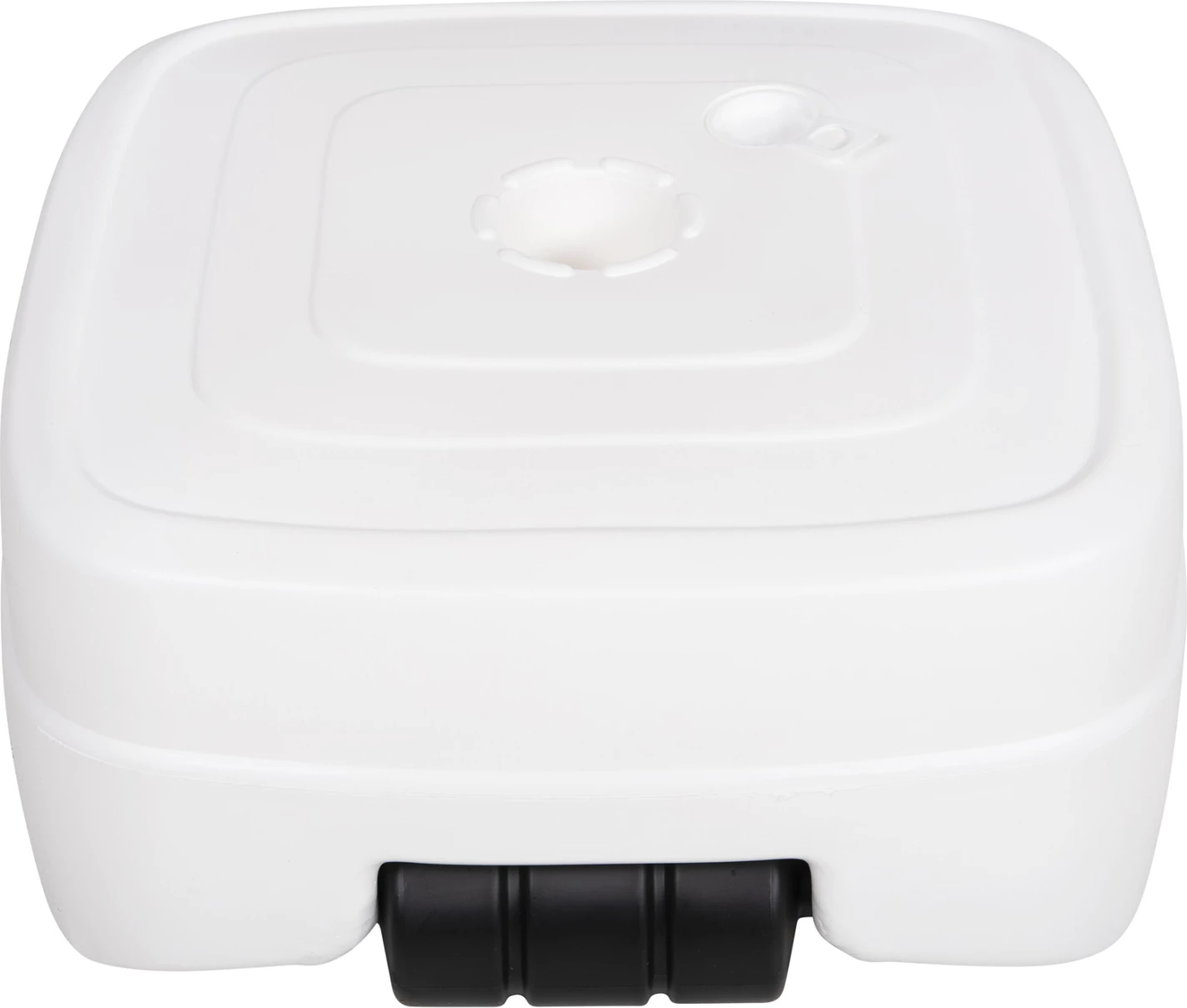 Plastično stojalo za dežnik s kolesom SOLBAS FH6113.01 bele barve - za drog 33/50mm 46,5x23,5Hcm