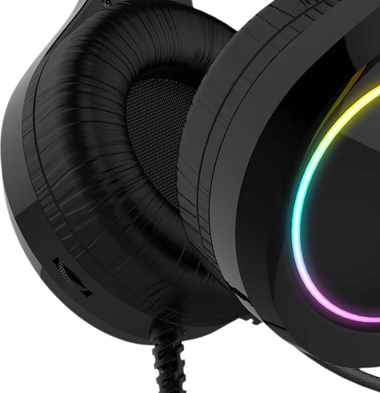 Gaming slušalke GAMENOTE H2232D Havit, z mikrofonom, RGB, z žico, črne