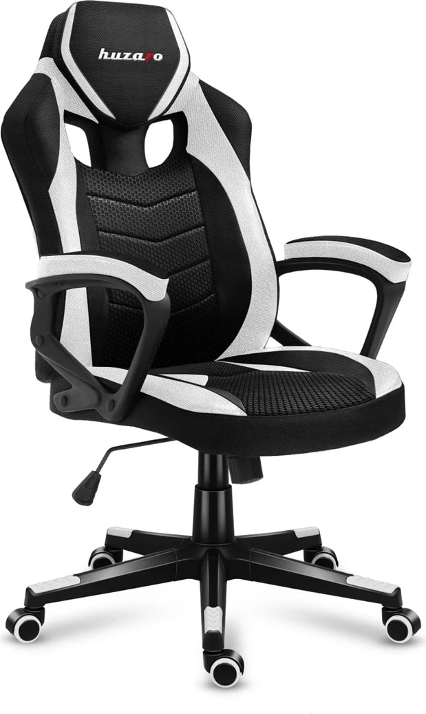 Gaming stol Huzaro Force 2.5, črno/bele