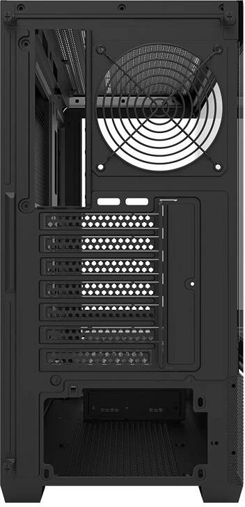 Ohišje Darkflash DS900 AIR, Middle Tower, ATX/M-ATX/ITX, kaljeno steklo, črno