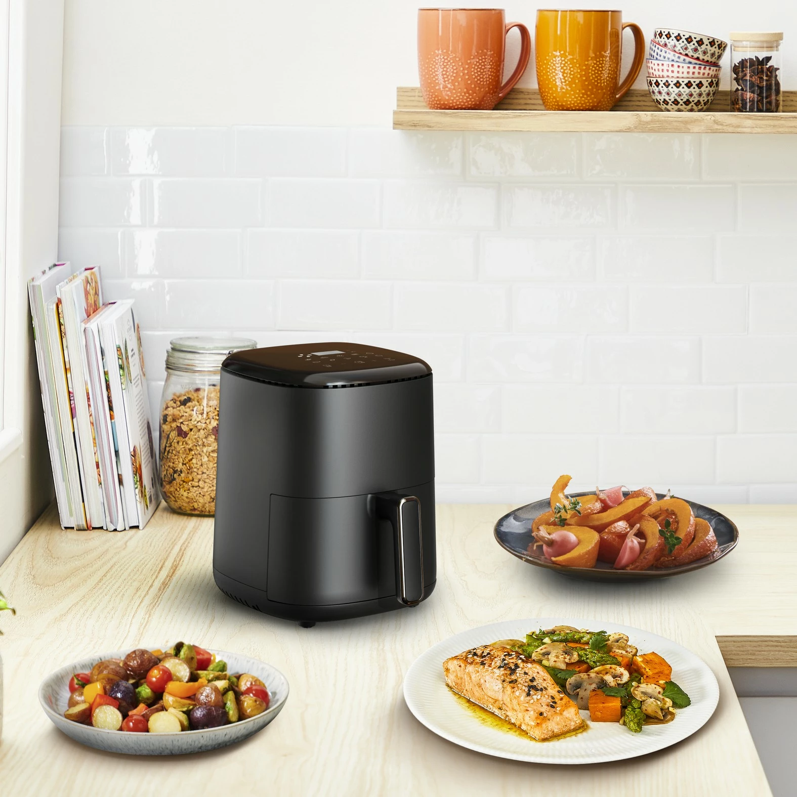 Friteza na vroči zrak Tefal Easy Fry EY145810, 3 L, črna