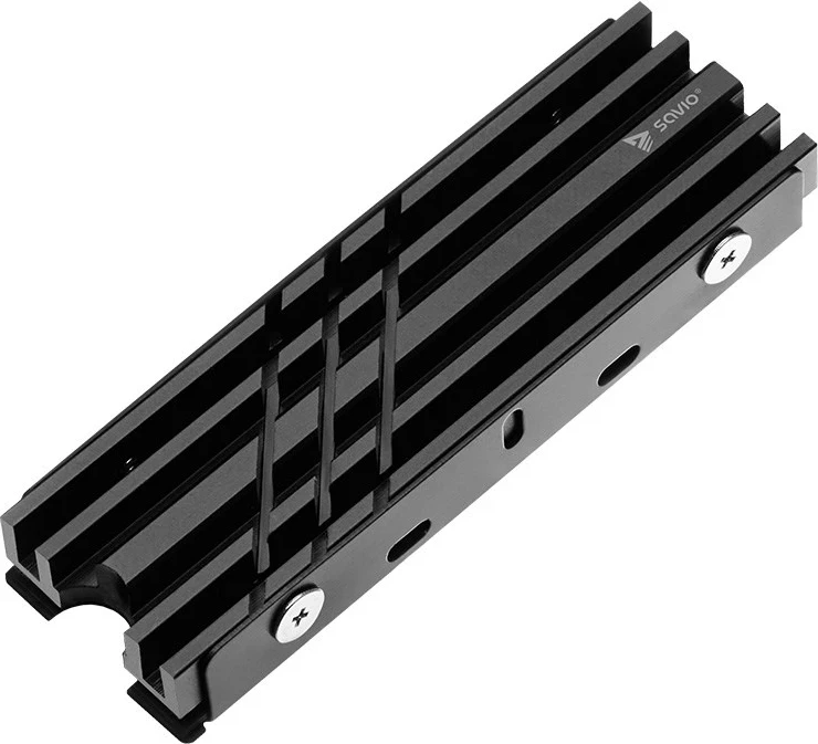 Hlajenje za M.2 NVME 2280, SAVIO AK-60, črno
