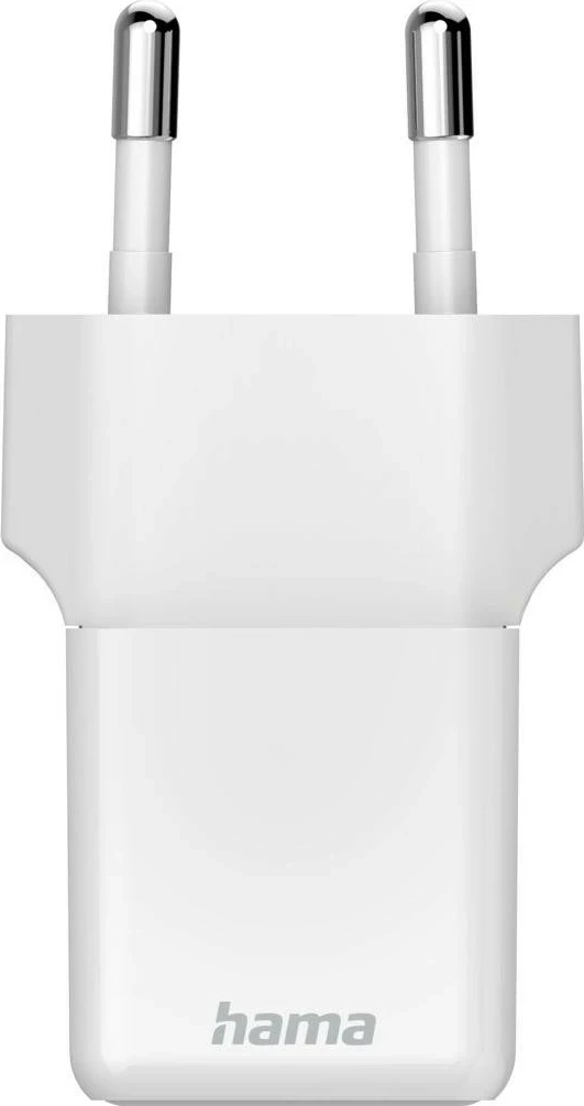 Supermini omrežni polnilec 25W PD/QC, Hama, 1x USB-C, bel