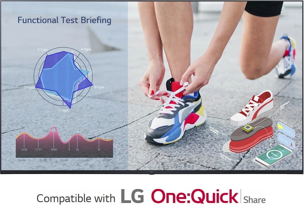 Digitalni zaslon 50" 4K Ultra HD, LG 50UL3J-M, LCD, Wi‑Fi